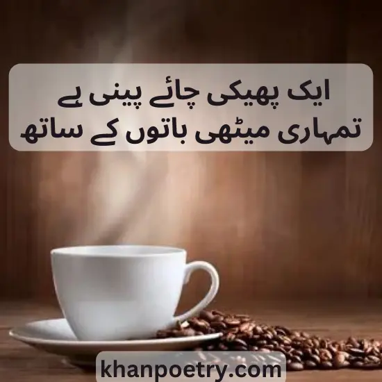 tea or chai poetry in urdu 2 lines