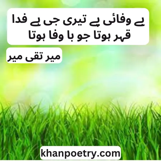 Meer Taqi Meer love poetry